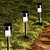abordables Éclairages pour allées-34 cm Lampes de jardin Lumières de pelouse Eclairage solaire LED # LED LED 8pcs Naturel Imperméable Rechargeable Classique 85-265 V 5 V