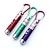 cheap Flashlights &amp; Camping Lights-Outdoor 3pcs  Mini Climbing Buckle Laser Pen Pointer LED Flashlight UV Torch Light With Keychain Working Camping Pocket LED Pen Random Color