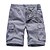 cheap Cargo Shorts-Men&#039;s Cargo Shorts Hiking Shorts Multi Pocket Straight Leg Knee Length Daily Wear Cotton Classic Black Blue