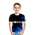 cheap Tees &amp; Shirts-Kids Boys T shirt Graphic 3D Print Short Sleeve Active 3-12 Years Summer Rainbow