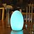 cheap Décor &amp; Night Lights-Oval Shape Decoration Light LED Night Light Rechargeable Easy Carrying with USB Port Mode Switching USB 1pc