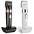 cheap Dog Grooming Supplies-Cat Dog Grooming Grooming Clippers Plastic Clipper &amp; Trimmer Portable Electric Pet Grooming Supplies White Black