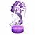 cheap Décor &amp; Night Lights-Little Mermaid Girls Birthday Xmas Gift 16 Colors Changing Remote Control LED Nightlight 3D Illusion Night Lamp Kids Room Decor Toy Bedside Desk Lighting