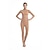 billige Blank-Zentai-drakter Cosplay kostyme Kroppsdrakt Karnevalskostyme heldekkende drakter Dame Alle Gutt Cosplay Helfarge Elastan Spandex Kostyme til Halloween Karneval Barnas Dag Barne Voksne
