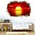 Недорогие 3D наклейки на стену-Пейзажные наклейки на стены гостиной, съемные ПВХ украшения дома Наклейка на стену 60x40 см