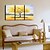 cheap Landscape Paintings-Oil Painting Hand Painted Vertical Landscape Modern Stretched Canvas / Three Panels