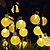 cheap LED String Lights-5m String Lights 30 LEDs 1pc Warm White Cold White Halloween Christmas Decorative Solar Powered