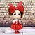 cheap Toys &amp; Games-Mousse Curly Short Hair Little Girl Wearing Dress Spring Head ABS Doll Desktop Furnishing Article(Random Color,1PCS)