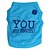 cheap Dog Clothes-Cat Dog Shirt / T-Shirt Puppy Clothes Letter &amp; Number Dog Clothes Puppy Clothes Dog Outfits Breathable Blue Green Costume for Girl and Boy Dog Cotton XS S M L