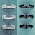 billiga Badrumshyllor-duschkabin badrum hyllutrymme aluminium borstat svart och silverfärgat väggfäste triangel duschhörna förvaringsställ badtillbehör enkellager