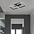 abordables Montajes al ras y montajes semi al ras-50,5 cm diseño de línea cuadrada luces empotradas acabados pintados en aluminio led moderno 220-240v