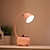 billiga Skrivbordslampor-smart touch skrivbordslampa uppladdningsbart ögonskydd justerbar ljusstyrka usb-laddning för sovrum arbetsrum kontor dc 5v rosa grön vit