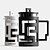 Недорогие Кофеварки и кофемашины-French Pressure Pot Household Glass Coffee Pot Tea Maker French Filter Pressure Pot V shape spout 300-800ml