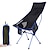 cheap Picnic &amp; Camping Accessories-Folding Chair Beach Chair Camping Chair Fishing Chair with Cup Holder with Side Pocket High Back with Headrest Portable Ultra Light (UL) Foldable Comfortable Mesh Aluminium Alloy for 1 person Hunting