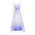 abordables Déguisements thème film et séries TV-Elsa Reine des Neiges Robe Robe de demoiselle d&#039;honneur Fille Cosplay de Film Cosplay robe de vacances Halloween Bleu Bleu (avec accessoires) Halloween Carnaval Mascarade Mariage robe demoiselle d