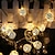 Недорогие LED ленты-Рамадан Ид огни светодиодные марокканские шаровые струнные огни 5м-40светодиодная гирлянда фея медная гирлянда для внутреннего дворика свет земной шар сказочный фонарь рождество для свадебной