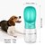 Χαμηλού Κόστους Μπολ &amp; Ταΐστρες για Σκύλους-1 τεμ Σκυλιά Γάτες Μπολ &amp; Μπουκάλια Νερού / Μπιμπερό 0.35 L ABS + PC Φορητό Για Υπαίθρια Χρήση Ταξίδια Υδατοστεγές Μονόχρωμο Λευκό Μπλε Ροζ Μπολ &amp; Διατροφή