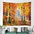 cheap Landscape Tapestry-Wall Tapestry Art Decor Blanket Curtain Picnic Tablecloth Hanging Home Bedroom Living Room Dorm Decoration Autumn Nature Landscape Forest Tree