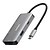cheap Humidifiers-5 in 1 USB-C Data Hub with 3-Port USB 3.0 TF Card Reader USB-C PD Charging 4K Display USB Hub for MacBooks Notebooks Pros
