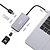 cheap Humidifiers-5 in 1 USB-C Data Hub with 3-Port USB 3.0 TF Card Reader USB-C PD Charging 4K Display USB Hub for MacBooks Notebooks Pros