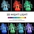 levne 3D noční osvětlení-jednorožec 3d noční světlo noční světlo pro děti 7/16 dálkové ovládání se změnou barev dotykový stmívač režim přechodu valentýnské baterie napájené usb 1ks