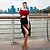 cheap Latin Dancewear-Latin Dance Skirts Split Women&#039;s Performance High Chiffon