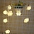 tanie Taśmy świetlne LED-1.5 m 3 m LED String Świąteczne światła Śliczne Chmura Boże Narodzenie Nowy Rok Party Decor Fairy String Lights AA Zasilane bateryjnie Ciepłe białe Oświetlenie świąteczne 10 diod LED 20 diod