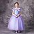 cheap Movie &amp; TV Theme Costumes-Princess Rapunzel Dress Flower Girl Dress Girls&#039; Movie Cosplay A-Line Slip Vacation Dress Purple Dress Children&#039;s Day Masquerade Tulle Polyester