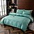cheap Duvet Covers-Simple european-style washed silk cotton bedding embroidery 4-piece set of single and double plain color