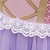 cheap Movie &amp; TV Theme Costumes-Princess Sofia Rapunzel Dress Flower Girl Dress Girls&#039; Movie Cosplay A-Line Slip Vacation Dress Purple Rosy Pink Dress Halloween Children&#039;s Day Masquerade Tulle Sequin Cotton World Book Day Costumes