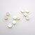cheap Instrument Accessories-Guitar Inlay Fingerboard Dots Shell Guitar Bass 100 pcs 3mm White Mother of Pearl Shell Musical Instrument Accessories for Music Lovers and Trainers