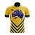 abordables Ensembles de vêtements pour hommes-21Grams Homme Manches Courtes Maillot et Cuissard Avec Bretelles Velo Cyclisme Eté Noir / jaune. Australie Drapeau National Vélo Ensembles de Sport Résistant aux UV La peau 3 densités Séchage rapide