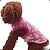 olcso Kutyaruházat-Cat Dog Shirt / T-Shirt Letter &amp; Number Dog Clothes Puppy Clothes Dog Outfits Breathable Red Costume for Girl and Boy Dog Cotton XS S M L