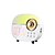 preiswerte Hordozható hangszórók-Remax RB-M50 Portable Bluetooth Speakers Mini Stereo Speaker With Aux Input In Classic Tv Shape Equipped Alarm Clock Wake-up Function Time Display