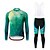 cheap Men&#039;s Clothing Sets-Miloto Men&#039;s Long Sleeve Cycling Jersey with Bib Tights Summer White Black Funny Bike Clothing Suit Ultraviolet Resistant Breathable Back Pocket Sports Patterned Mountain Bike MTB Road Bike Cycling