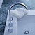 abordables Trous multiples-robinet pour lavabo de salle de bain - rotatif / répandu / cascade chrome monté sur le pont mélangeurs trois trousbath taps