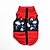 voordelige Hondenkleding-Kat Hond Jassen Gilet Puppykleding Strik Blijf warm ulko- Winter Hondenkleding Puppykleding Hondenoutfits Ademend Zwart / Rood blauw / Geel Wit / Rood Kostuum voor mannetjes- en vrouwtjeshonden Katoen