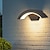 ieftine Aplice de Exterior-aplică de perete exterioară cu led design unic curbat lumini impermeabile în aer liber lampă de curte în stil rustic individualitate creativitate lampă de perete balcon interior și exterior lampă ușă 110-240v