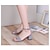 cheap Women&#039;s Sandals-Women&#039;s Sandals Chunky Heel Open Toe Daily PU Black Pink Gray