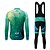 cheap Men&#039;s Clothing Sets-Miloto Men&#039;s Long Sleeve Cycling Jersey with Bib Tights Summer White Black Funny Bike Clothing Suit Ultraviolet Resistant Breathable Back Pocket Sports Patterned Mountain Bike MTB Road Bike Cycling
