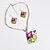 cheap Jewelry Sets-Women&#039;s Jewelry Set Classic Flower Stylish Earrings Jewelry Rainbow For Party Evening Festival 1 set