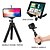 cheap Phone Holder-Phone Mini Tripod Premium Portable Flexible and Adjustable Mobile Phone Tripod Stand Compatible with iPhone Samsung , Small Digital Camera