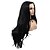 cheap Synthetic Lace Wigs-Synthetic Wig Straight Silky Straight Kardashian Layered Haircut Middle Part L Part Wig Long Black#1B Synthetic Hair 26 inch Women&#039;s Soft Heat Resistant New Arrival Black Modernfairy Hair