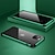 Недорогие Чехлы для iPhone-телефон Кейс для Назначение Apple Кейс на заднюю панель Магнитный адсорбционный футляр iPhone 11 Pro Max iPhone SE 2020 Защита от удара Двусторонний Анти-писк Однотонный Закаленное стекло Металл