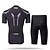 baratos Conjuntos de Roupa de Homem-XINTOWN Homens Manga Curta Camisa com Shorts para Ciclismo Branco Vermelho Azul Moto Shorts Calças Camisa / Roupas Para Esporte Respirável Secagem Rápida Resistente Raios Ultravioleta Bolso Traseiro