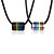 abordables Disfraces con joyas-Collares con colgantes Arco iris Acero Inoxidable Para Orgullo LGBT Cosplay Mujer Hombre Joyería de disfraz Joyería de moda