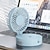cheap Fans-Mini spray handheld small fan hanging neck Creative and convenient desktop humidification charging small fan customization
