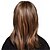 cheap Synthetic Trendy Wigs-Synthetic Wig Curly Matte Asymmetrical Wig Long Black / Brown Synthetic Hair 14 inch Women&#039;s Classic Easy dressing curling Brown