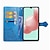 Недорогие Чехлы для Samsung-телефон Кейс для Назначение SSamsung Galaxy Чехол Кожаный чехол Кошелек для карт S21 S21 Plus S21 Ultra Кошелек Бумажник для карт со стендом Цветы ТПУ Кожа PU