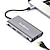 abordables Hubs y Conmutadores USB-kawbrown 10 en 1 thunderbolt 3 tipo c adaptador dock 3 puerto usb 3.0 4k hdmi-compatible 1080p vga rj45 gigabit ethernet para laptop macbook pro